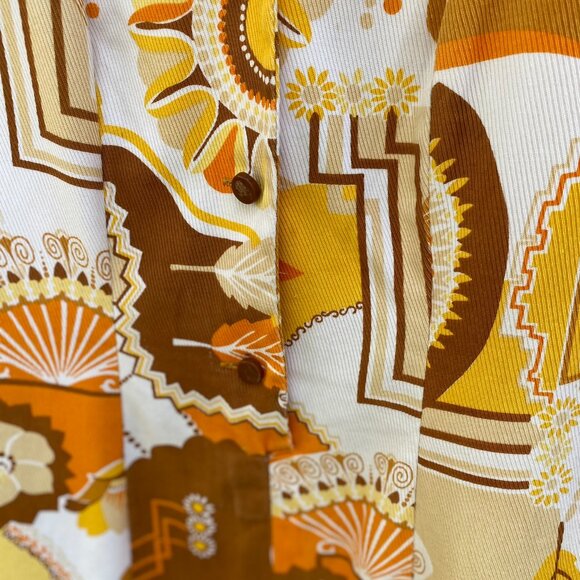 91 (VWC) Vintage. Handcrafted. Smock. Blouse. 1960. Europe. Rare Find. - Picture 5 of 12